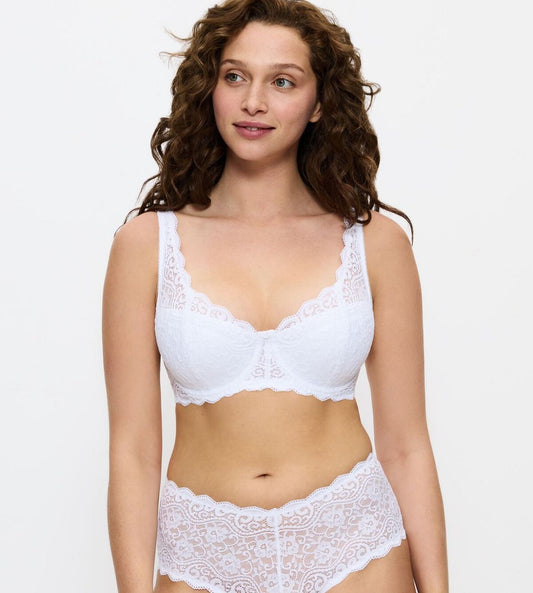Image of Bras. Productname: Triumph Amourette Wired Padded Bra in White colour by brand - Triumph