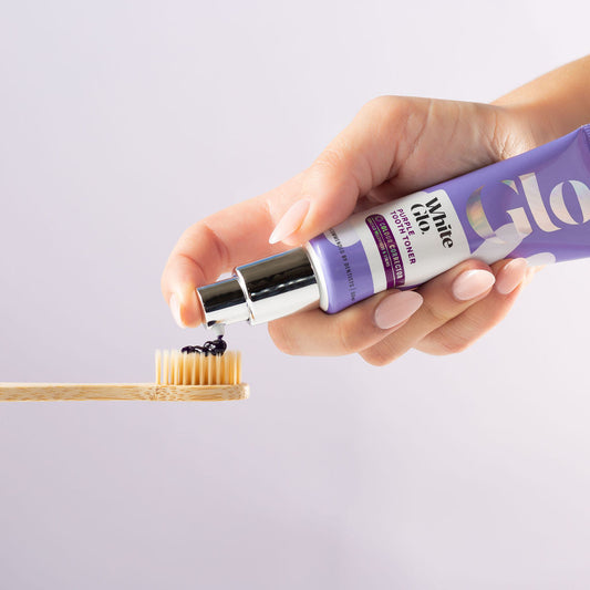 Image of Oral Care. Product name - Purple Tooth Toner Whitening Serum in colour by brand - White Glo