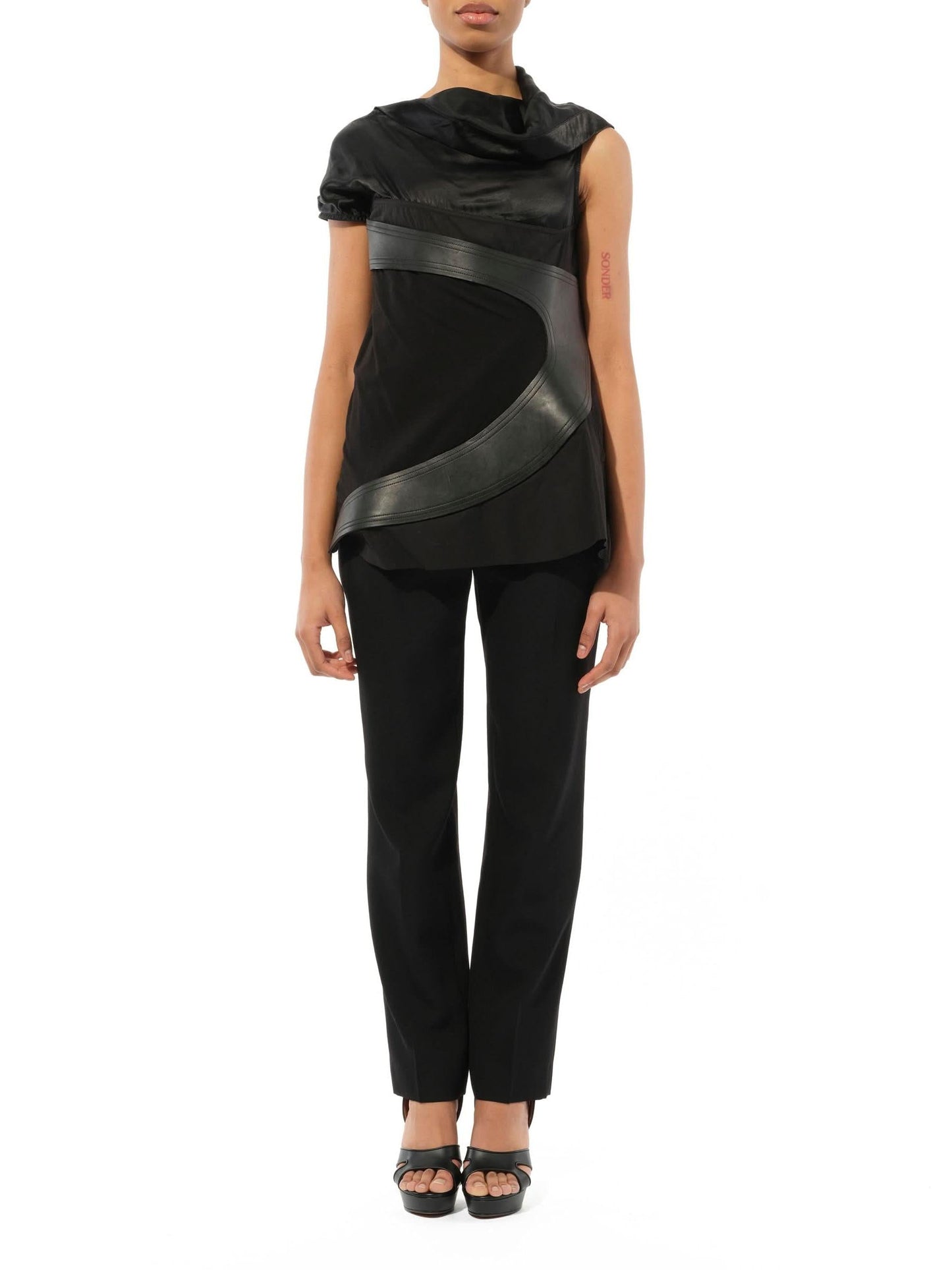 RICK OWENS Arc Top Tunic (Black)