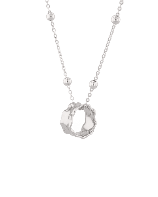 Image of Charms. Product name - Aria Silver Pendant in colour by brand - LAVANA