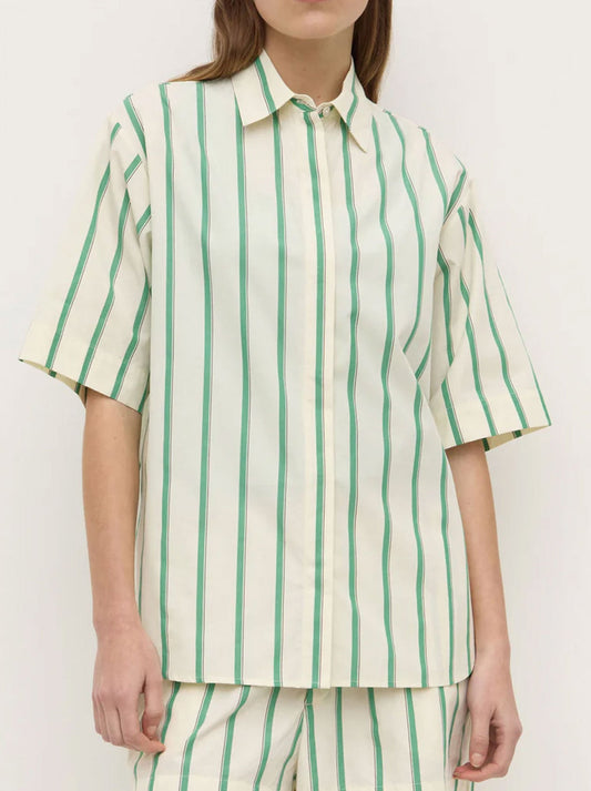 Image of Shirts. Productname: ASSEMBLY LABEL AGNES STRIPE SHIRT in Stripe colour by brand - Assembly Label
