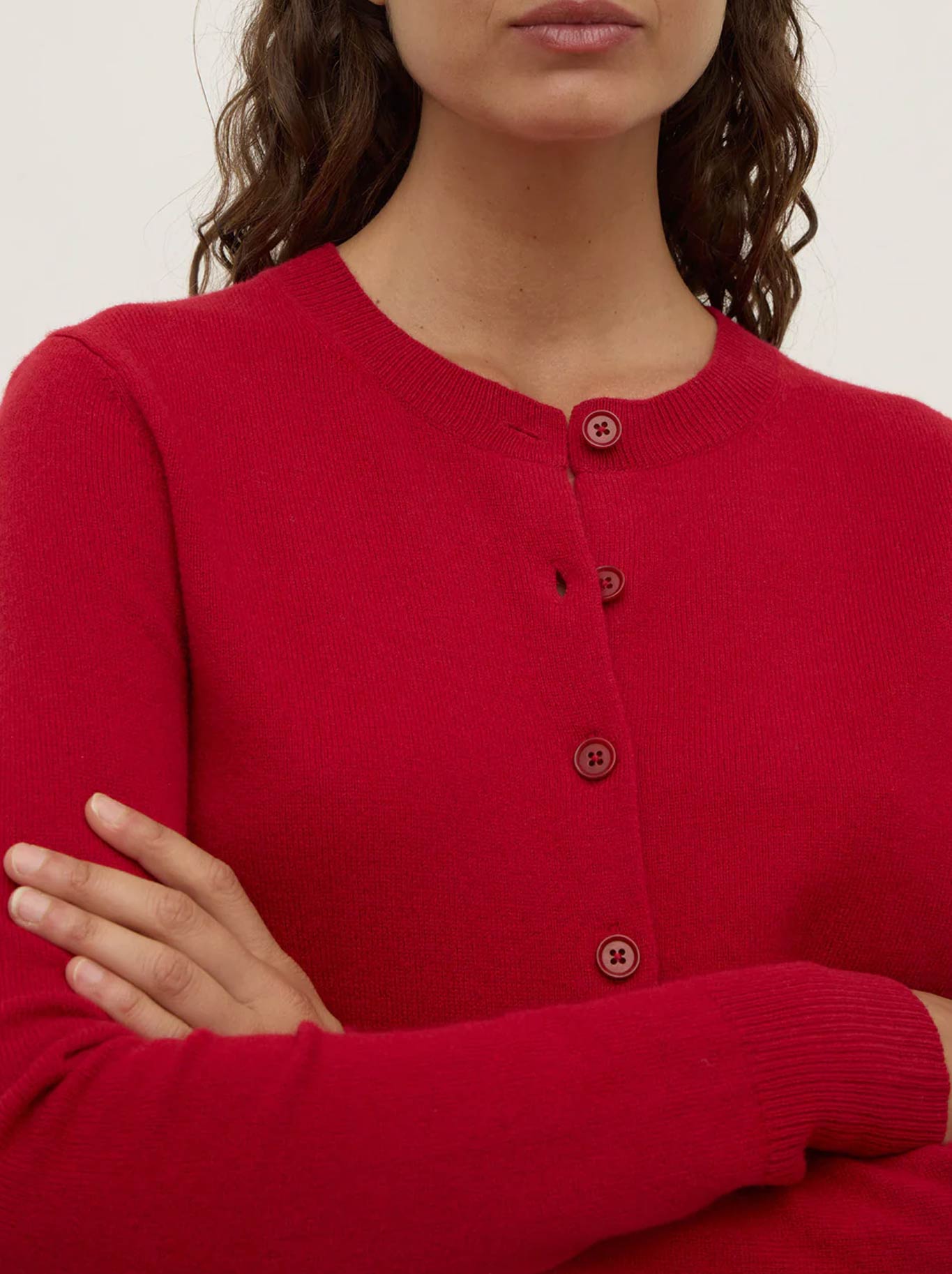 ASSEMBLY LABEL BENNY KNIT CARDIGAN (Mulberry)