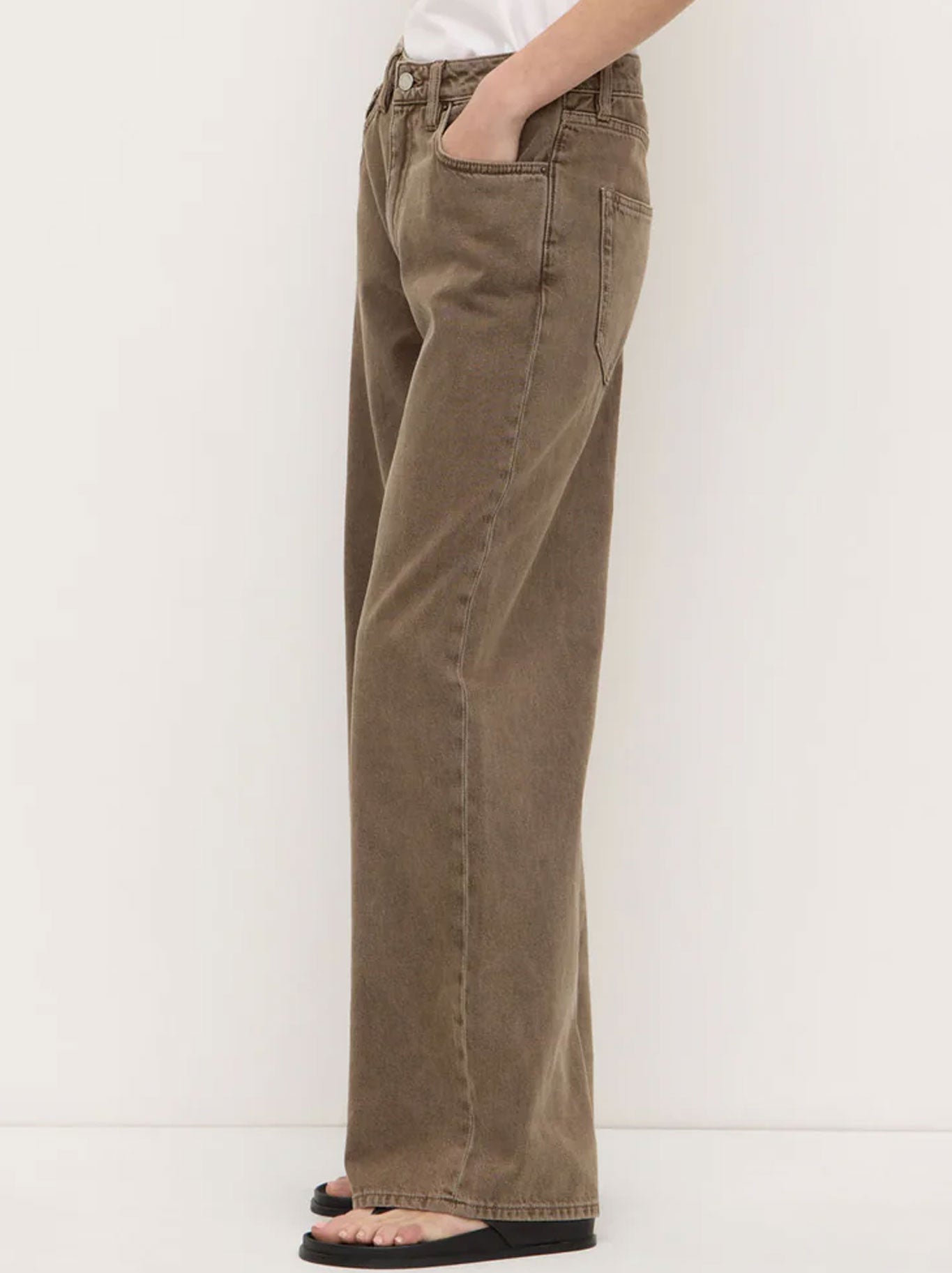 ASSEMBLY LABEL BOYFRIEND JEAN (Ganache)