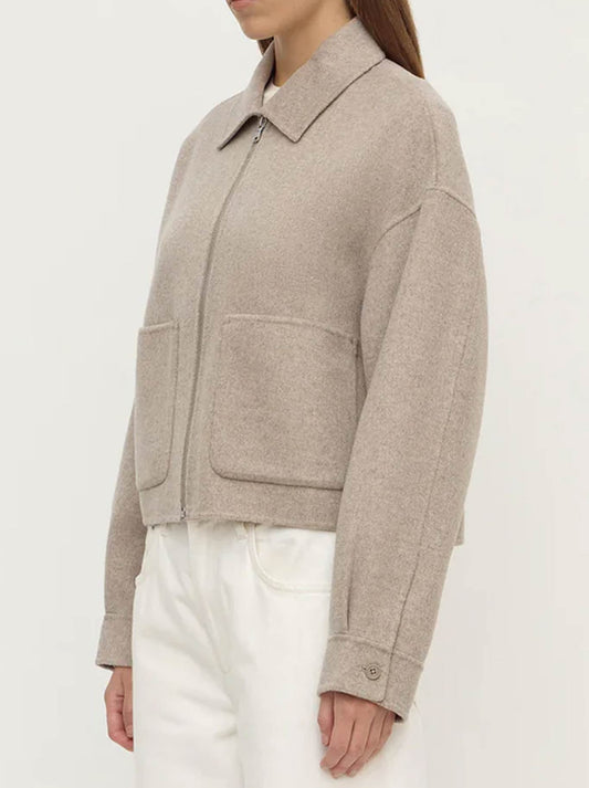 ASSEMBLY LABEL DALLAS WOOL JACKET (Pebble)
