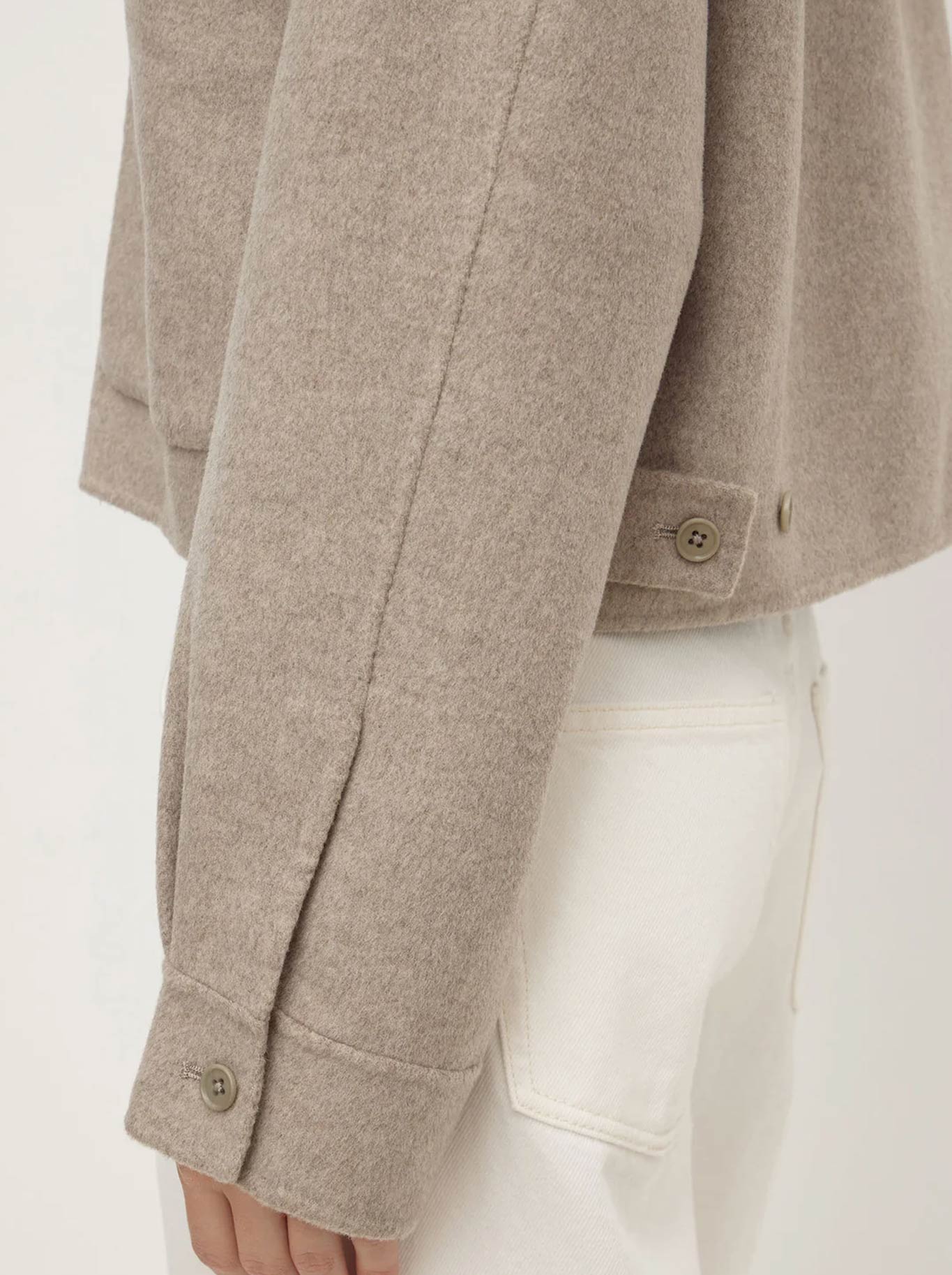 ASSEMBLY LABEL DALLAS WOOL JACKET (Pebble)