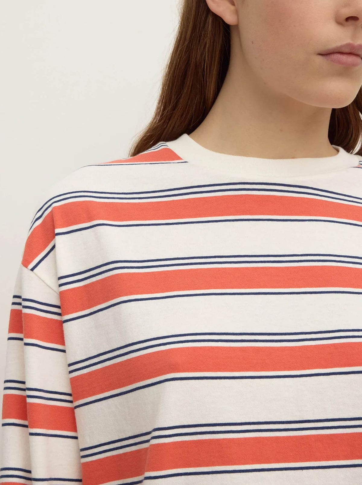 ASSEMBLY LABEL ELIANA STRIPE LONG SLEEVE TEE (Dahlia)