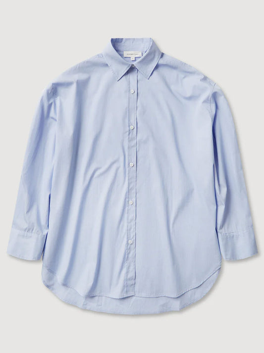 ASSEMBLY LABEL HAVANA STRIPE LONG SLEEVE SHIRT (Blue White Stripe)