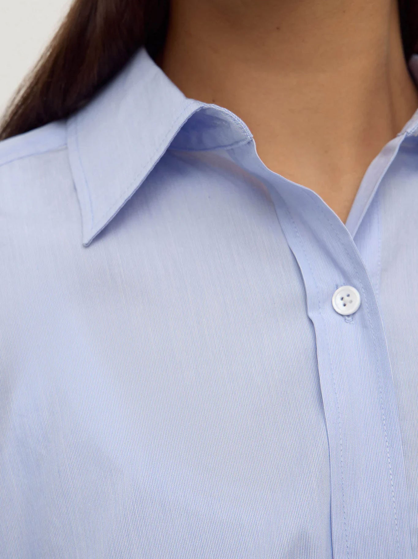 ASSEMBLY LABEL HAVANA STRIPE LONG SLEEVE SHIRT (Blue White Stripe)