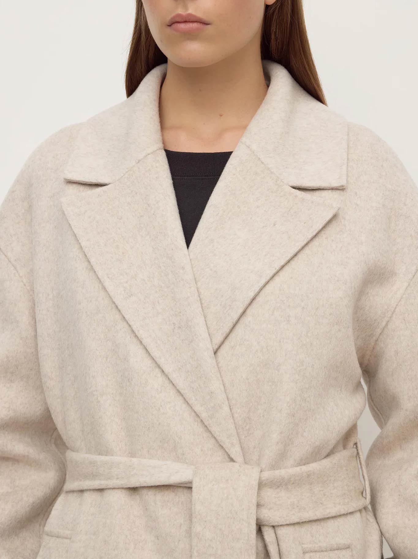 ASSEMBLY LABEL IVY WOOL COAT (Oat Marle)
