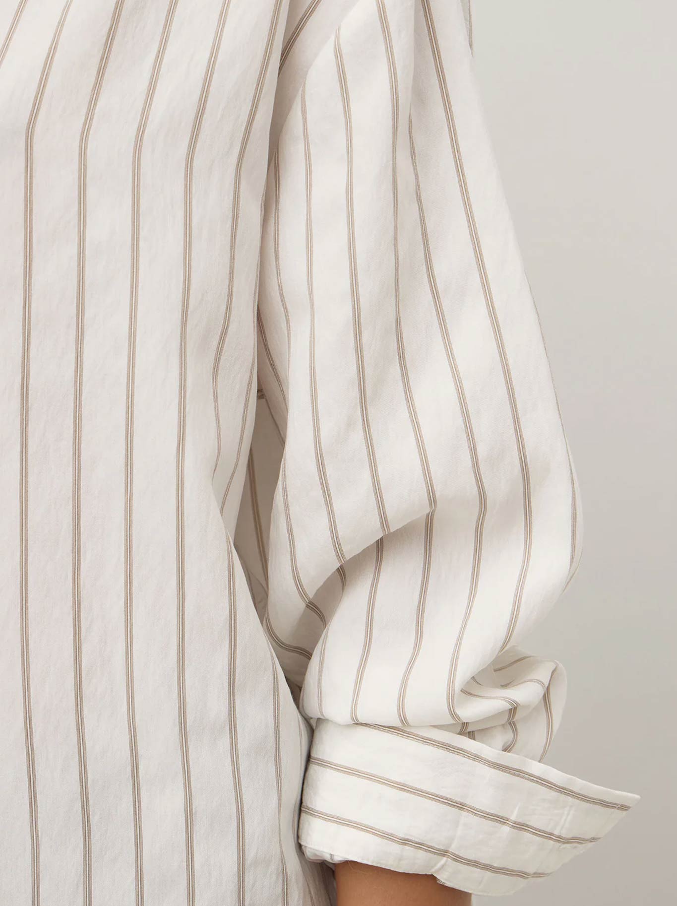 ASSEMBLY LABEL MAEVE LONGLINE SHIRT (Stripe)
