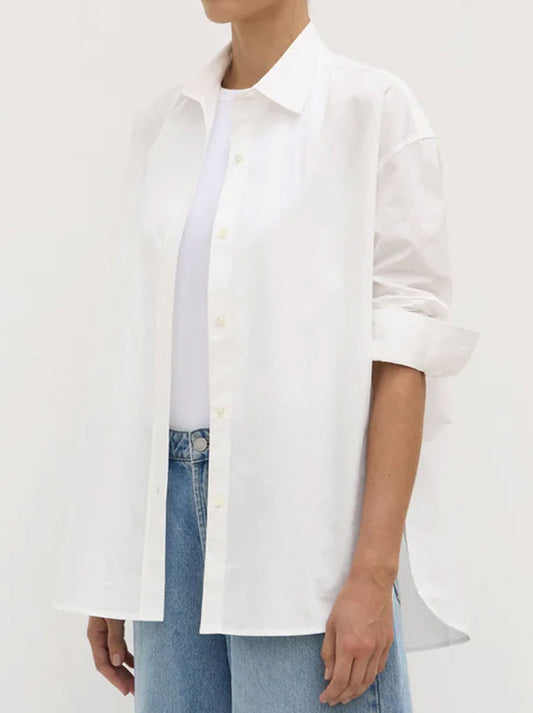 ASSEMBLY LABEL MARIGOLD POPLIN SHIRT (White)