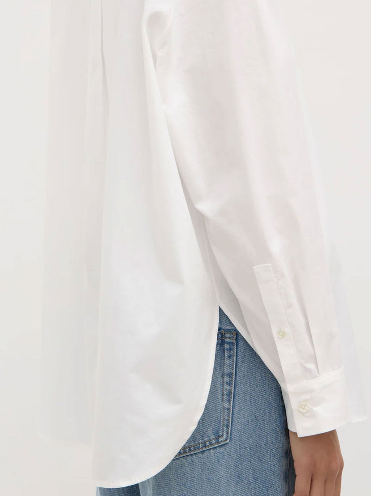 ASSEMBLY LABEL MARIGOLD POPLIN SHIRT (White)