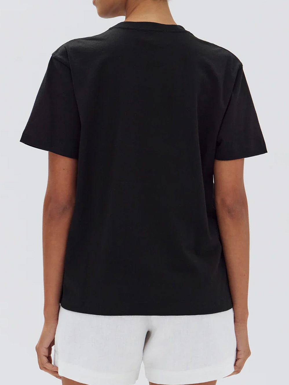 ASSEMBLY LABEL ORGANIC BASE TEE (Black)