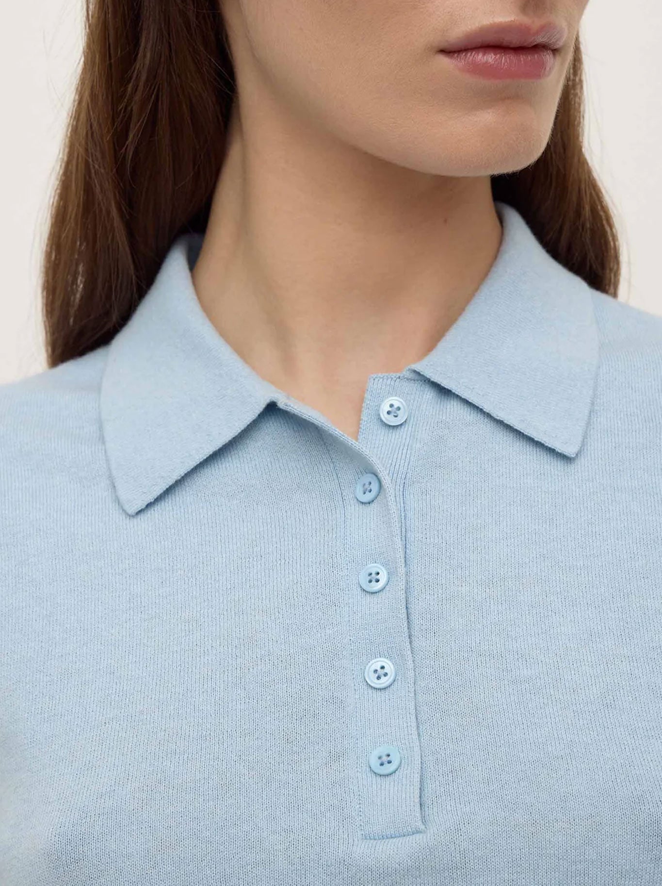 ASSEMBLY LABEL SLOANE CASHEMERE POLO (Salt)