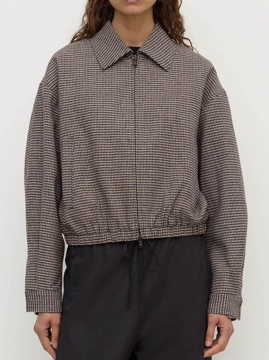 Image of Coats & Jackets. Product name - ASSEMBLY LABEL SOLANA WOOL JACKET in Check colour by brand - Assembly Label