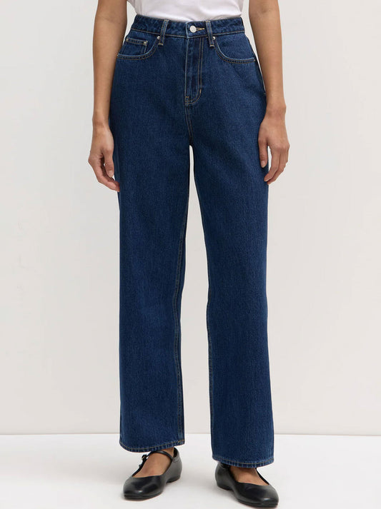 Image of Jeans. Productname: ASSEMBLY LABEL VINTAGE STRAIGHT JEAN in Heritage Blue colour by brand - Assembly Label