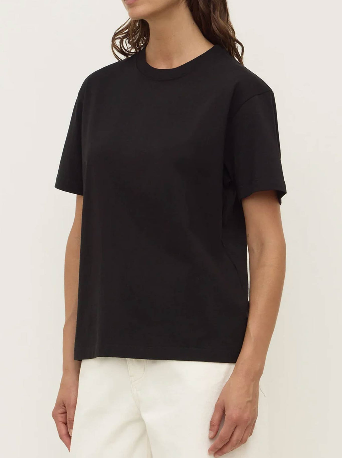 ASSEMBLY LABEL ORGANIC BASE TEE (Black)