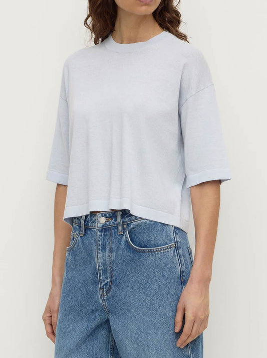 ASSEMBLY LABEL KENSY COTTON CASHMERE TEE (Black)