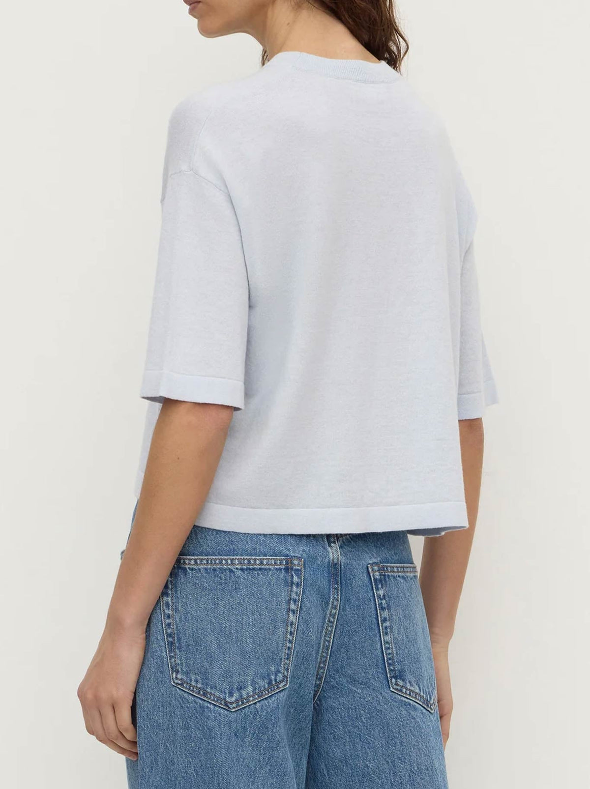 ASSEMBLY LABEL KENSY COTTON CASHMERE TEE (Black)