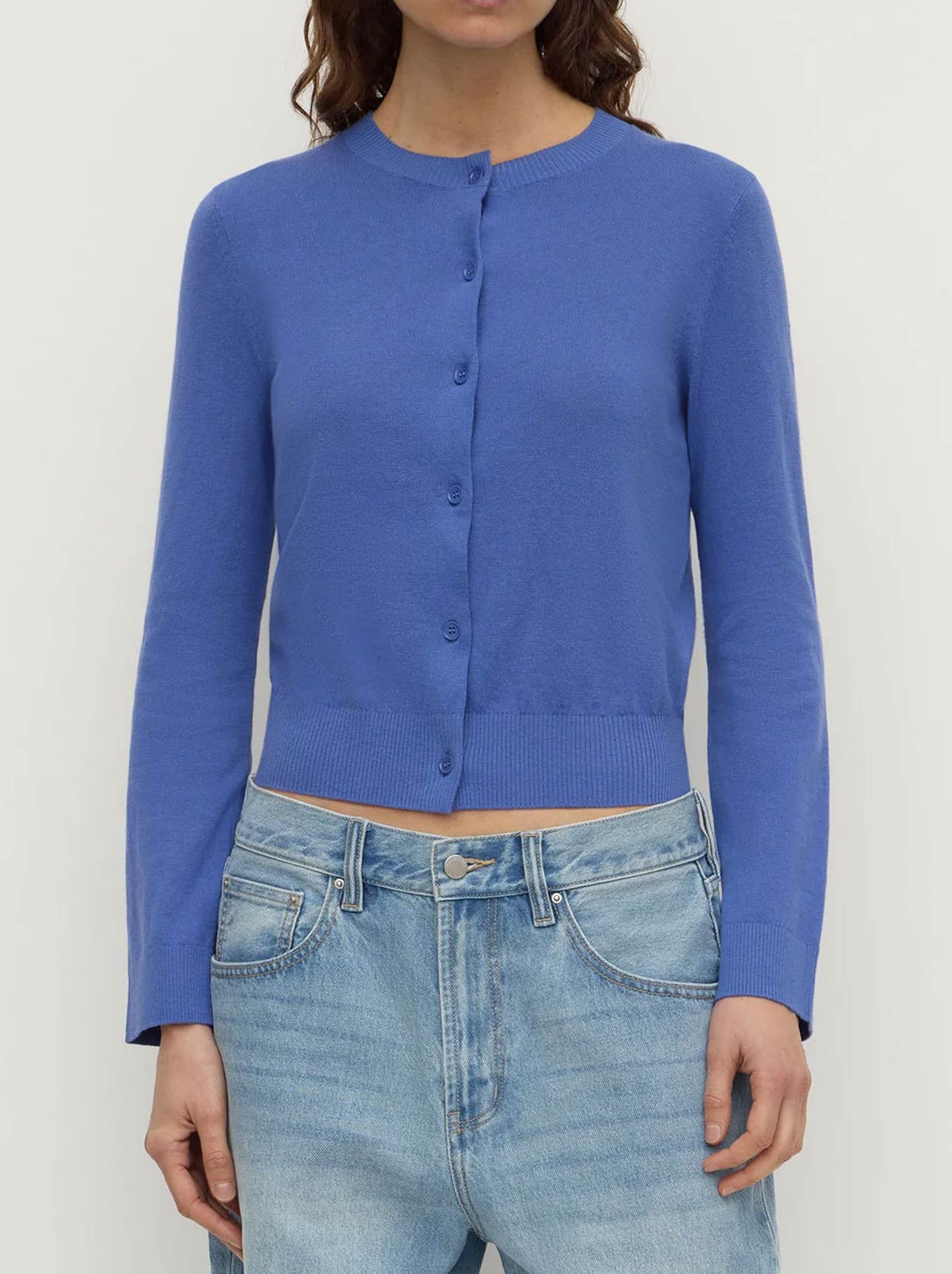 ASSEMBLY LABEL ORINA COTTON CASHMERE CARDI (Black)