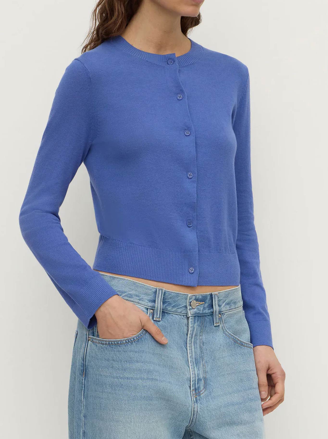 ASSEMBLY LABEL ORINA COTTON CASHMERE CARDI (Black)