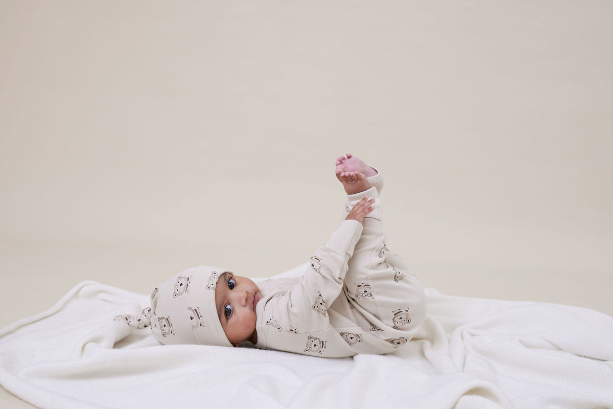 Byron Bear Zip Romper