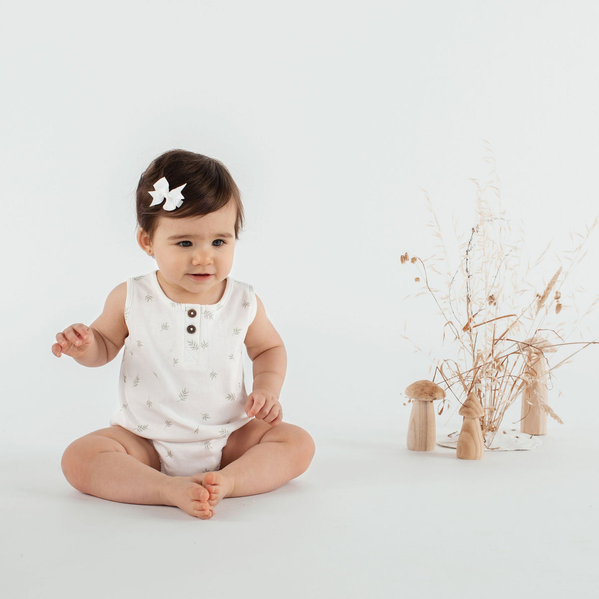 Little Leaf Bubble Romper