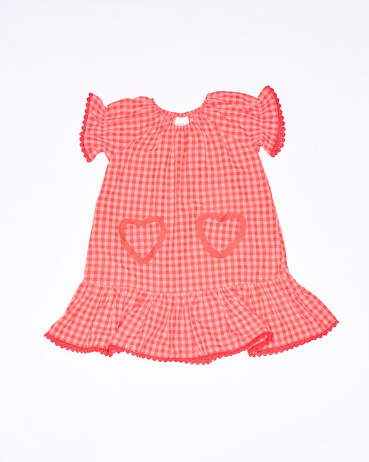 Image of Dresses. Productname: Walnut Melbourne Aurora Dress in Love Check colour by brand - Walnut Melbourne