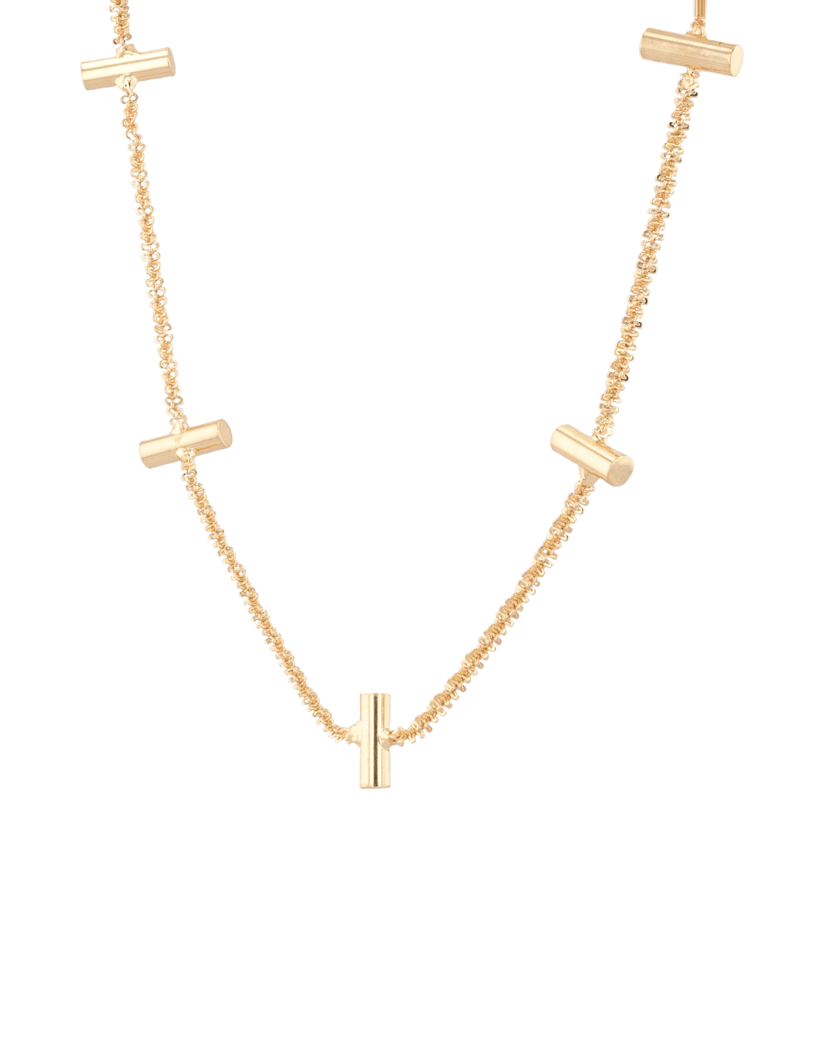LAVANA Axis Bar Gold Chain Necklace