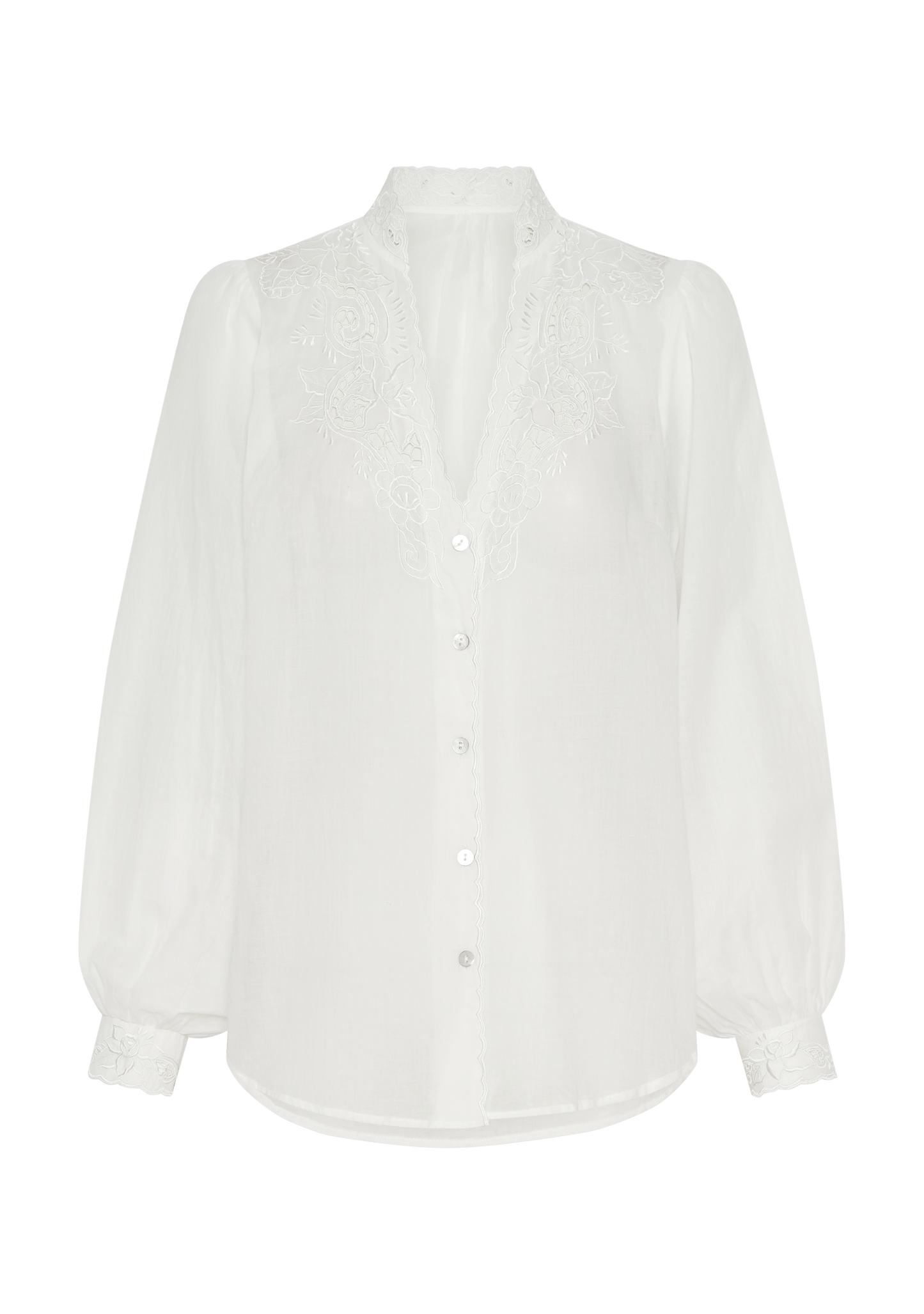Auguste The Label Blaze Shirt White (Print)