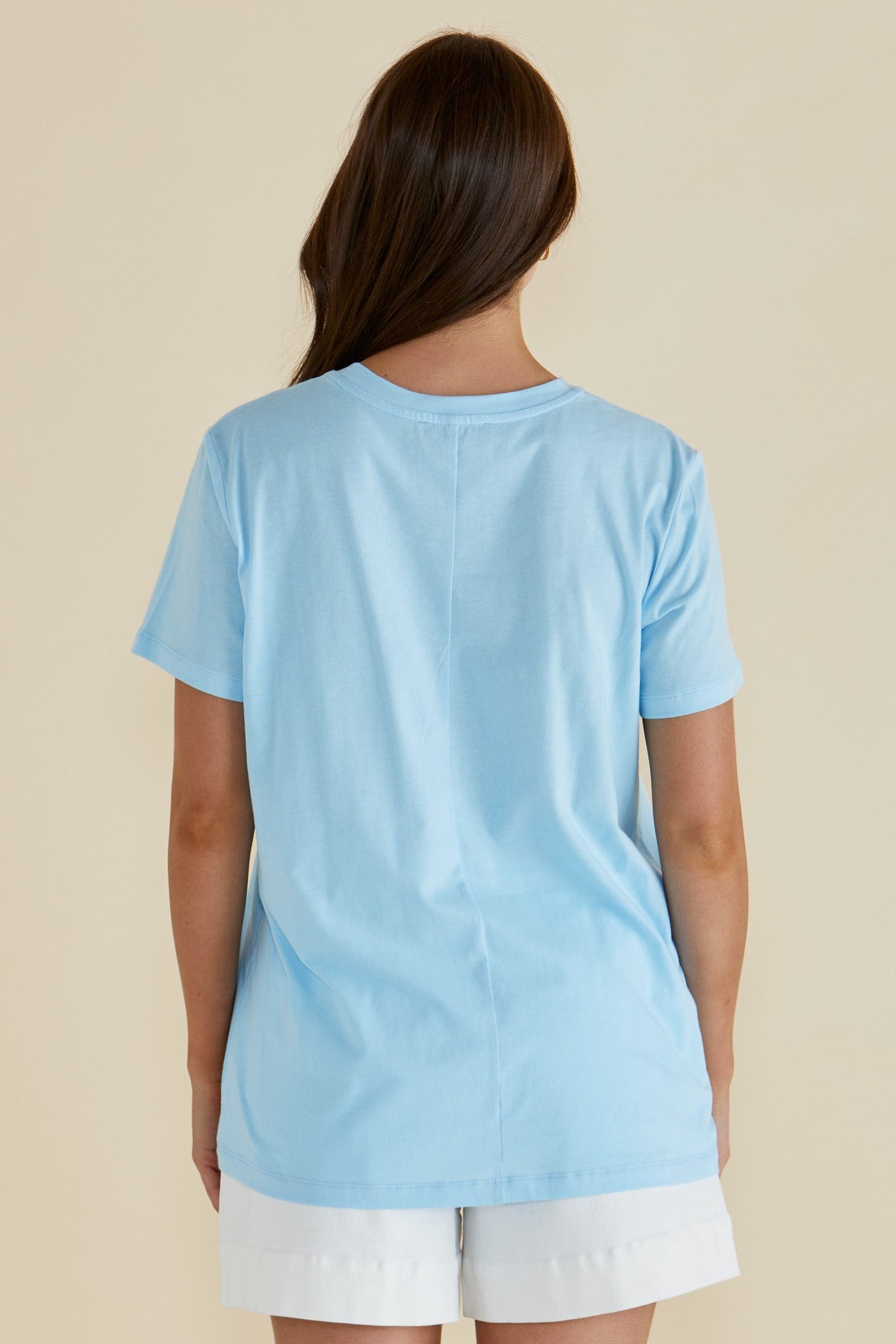 Betty Basics Ellia Crew Tee (La Plage Print)