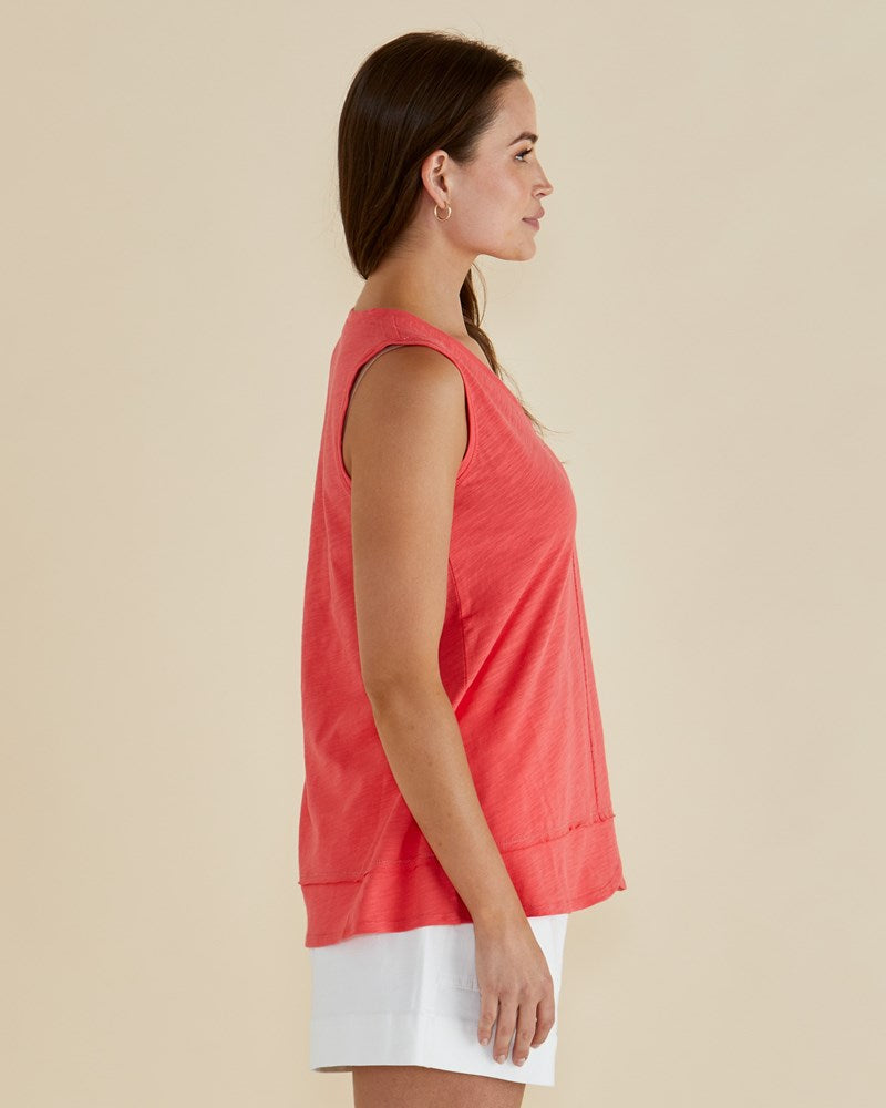 Betty Basics Mariah Tank (Grapefruit)