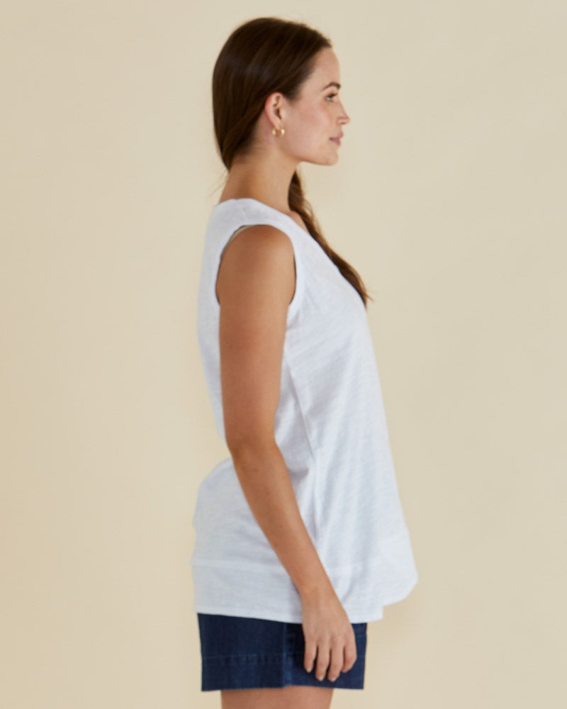 Betty Basics Mariah Tank (White)