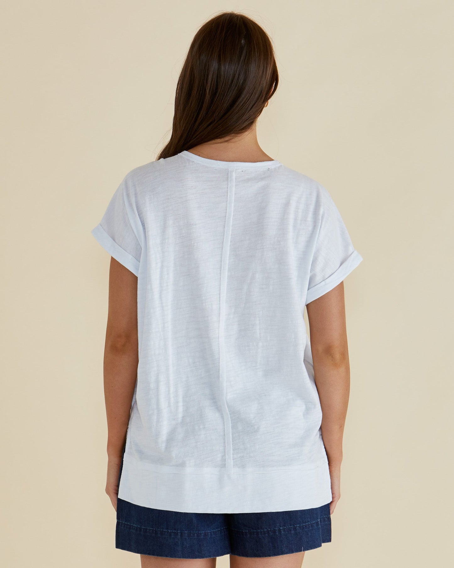 Betty Basics Shirley Short Sleeve Tee (White)