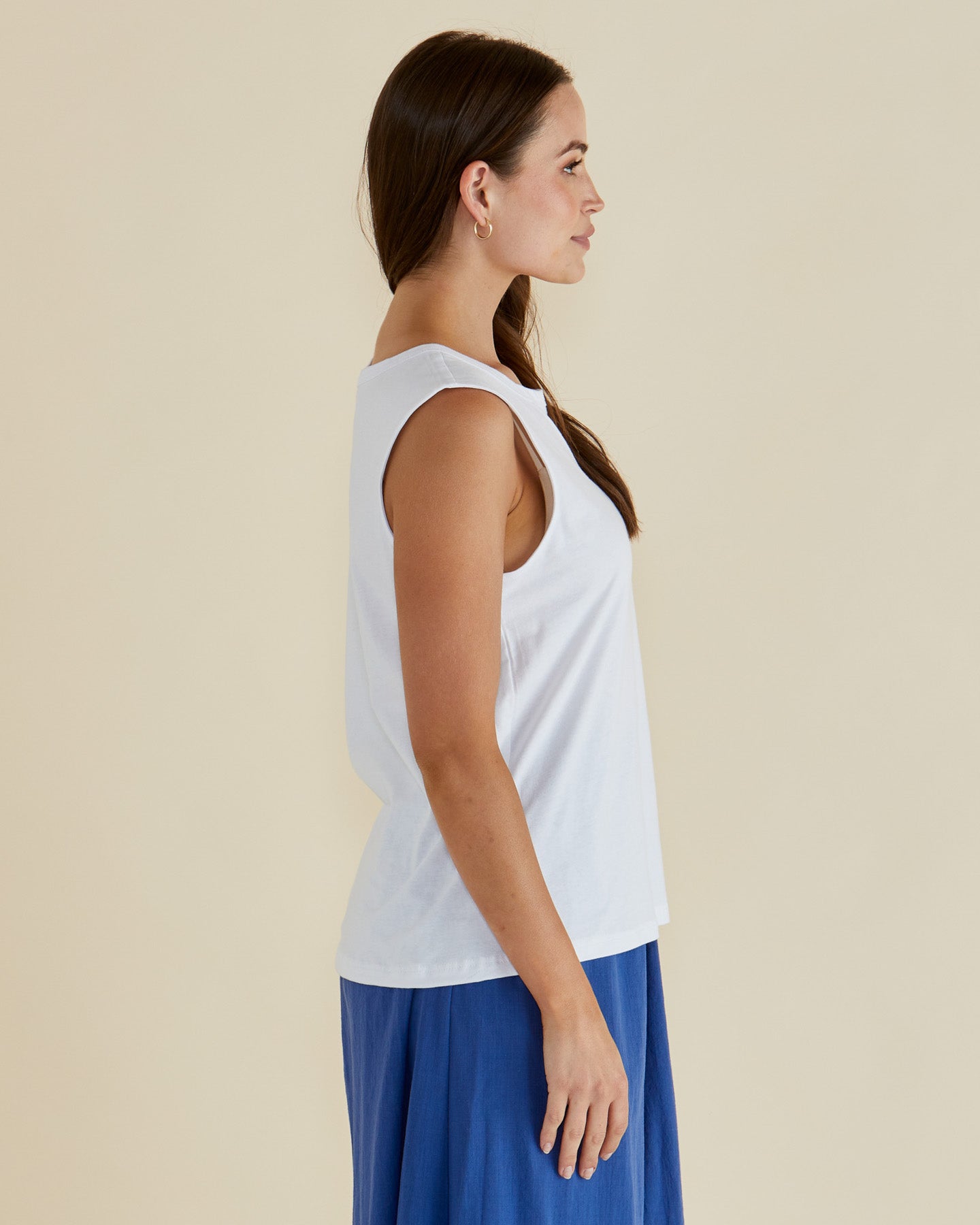 Betty Basics Jordyn Tank (White)