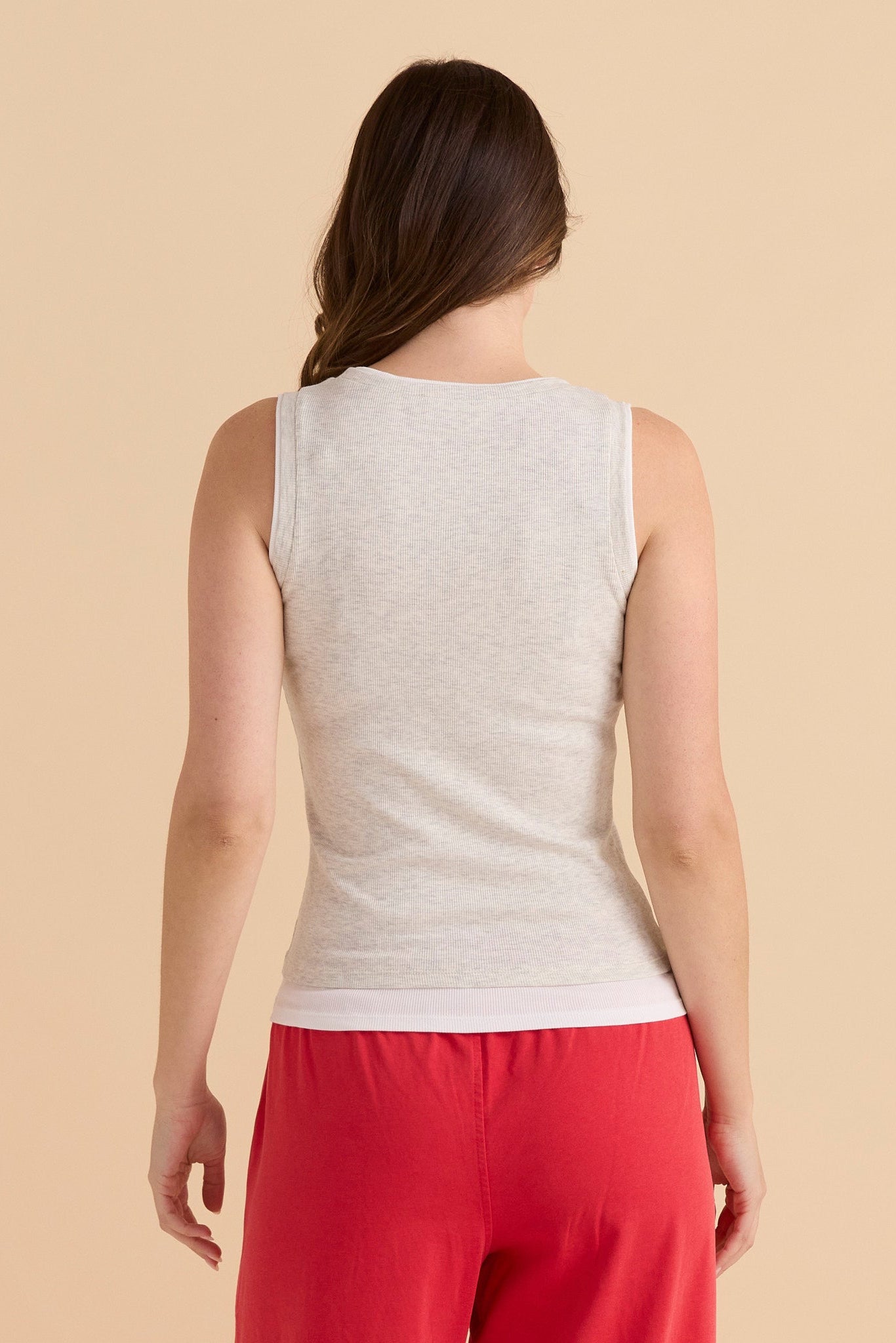 Betty Basics Thea Tank Top (Grey Marle)