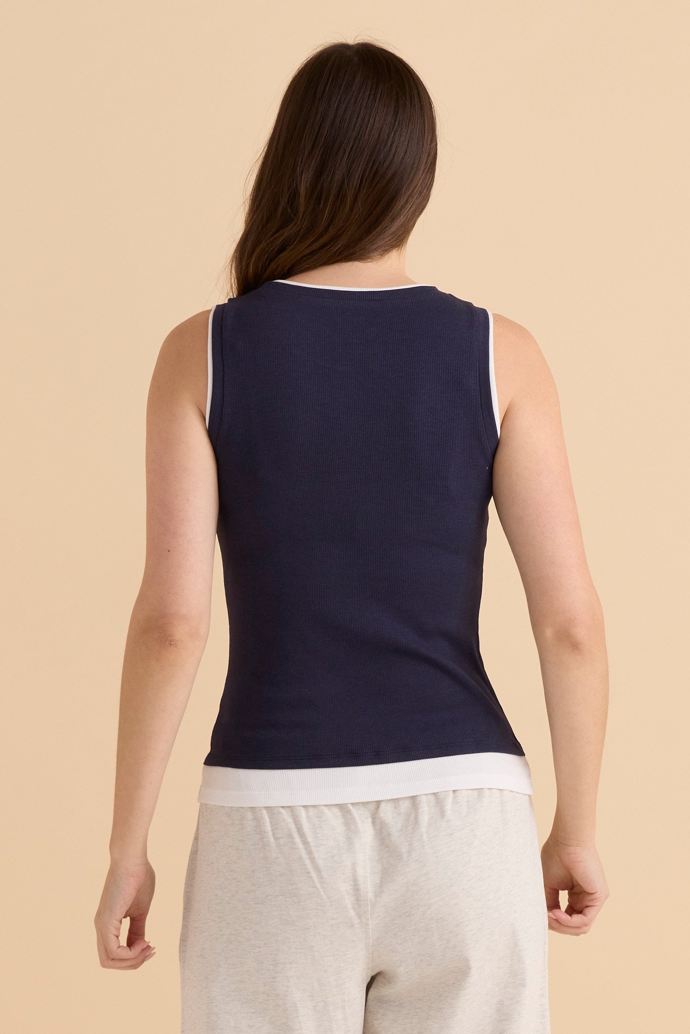 Betty Basics Thea Tank Top (Navy)