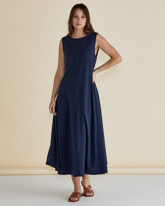 Betty Basics Sabrina Maxi Dress (Navy)