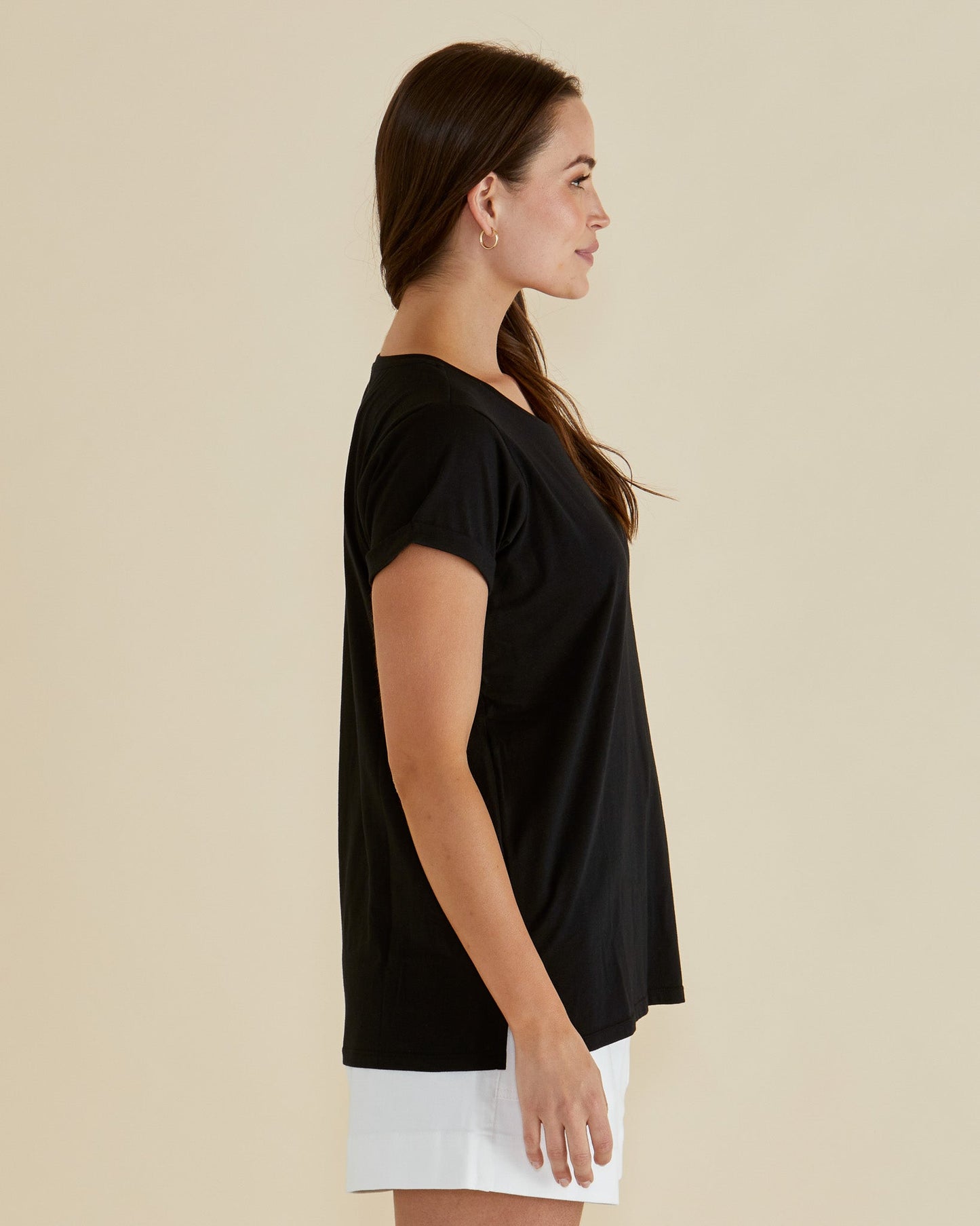 Betty Basics Caia Crew Tee (Black)