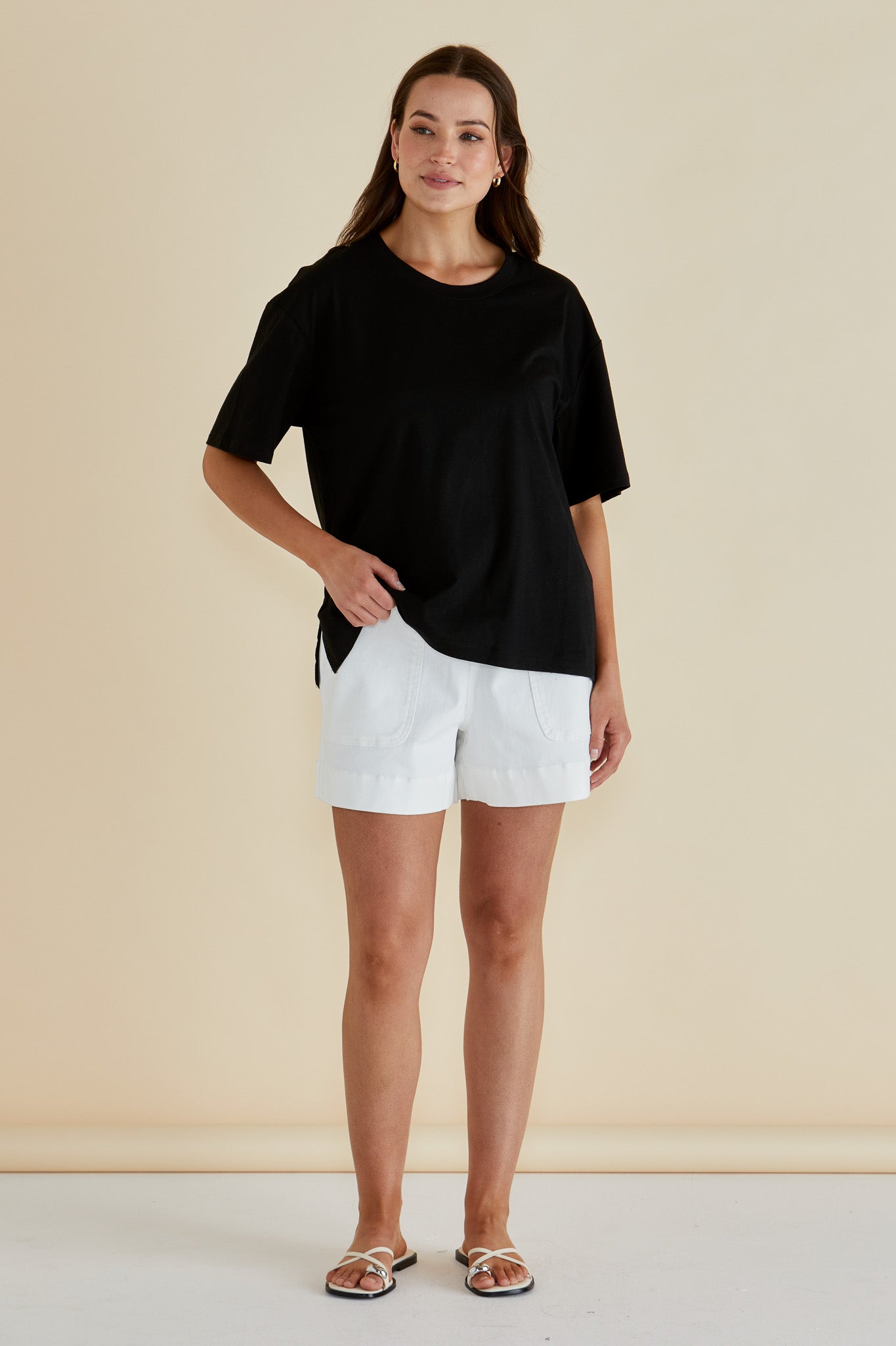 Betty Basics Relax Boxy Tee (Black)