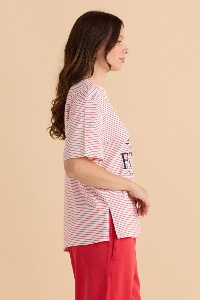 Betty Basics Relax Boxy Tee (Boston Print)