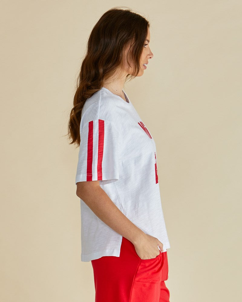 Betty Basics Relax Boxy Tee (Cherry Print)
