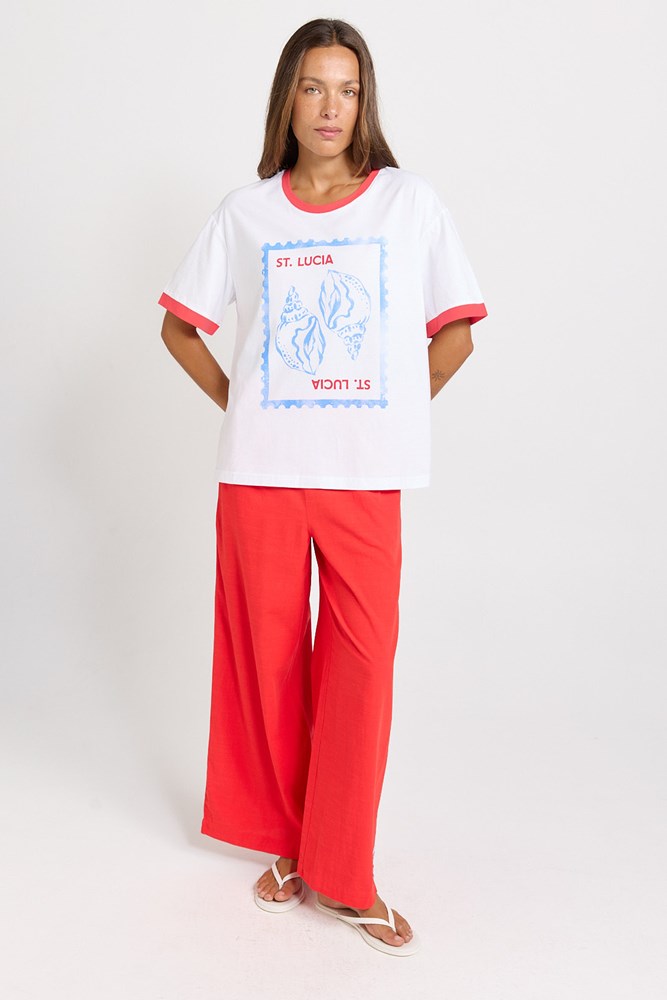 Betty Basics Relax Boxy Tee (St Lucia Print)