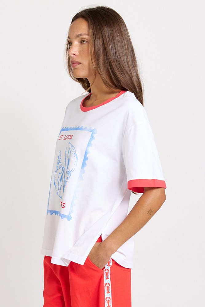Betty Basics Relax Boxy Tee (St Lucia Print)