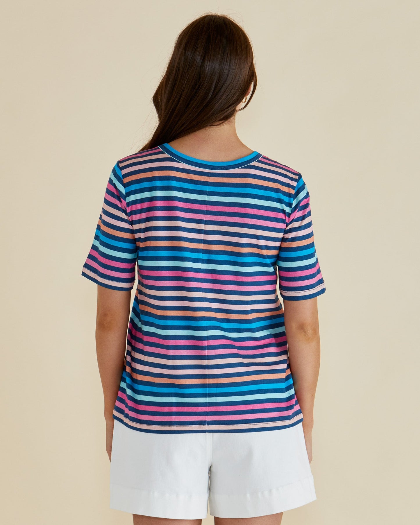 Betty Basics Riley Tee (Multi Stripe)