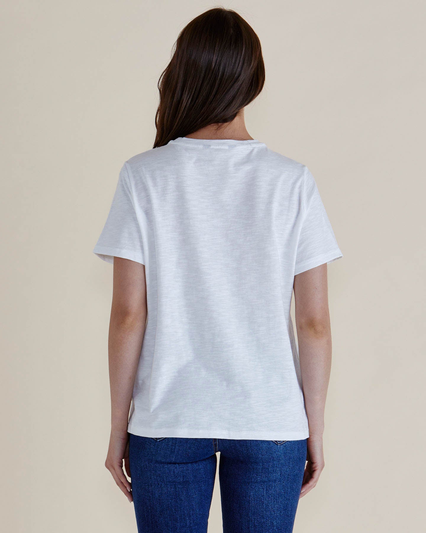 Betty Basics Arabella Lace Tee (White)