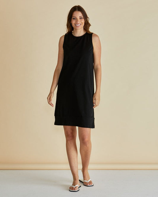 Image of Dresses. Productname: Betty Basics Tia Tank Dress Black in Black colour by brand - Betty Basics
