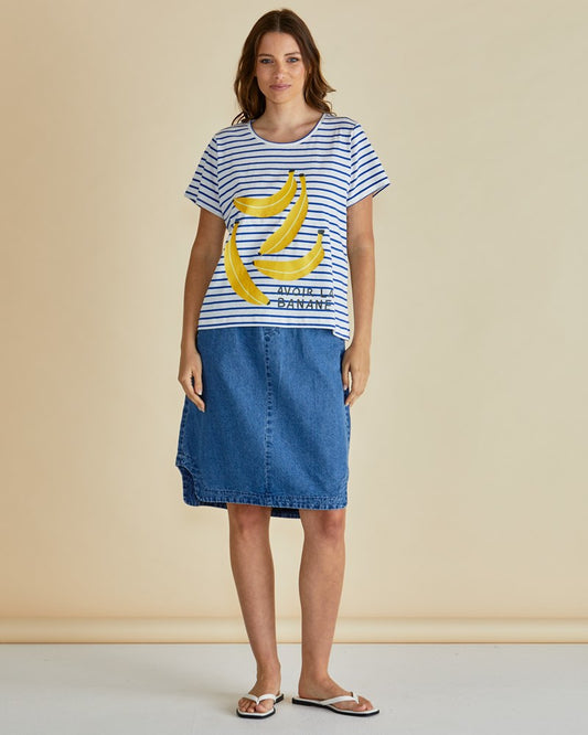 Betty Basics Banana Tee (Banana Print)