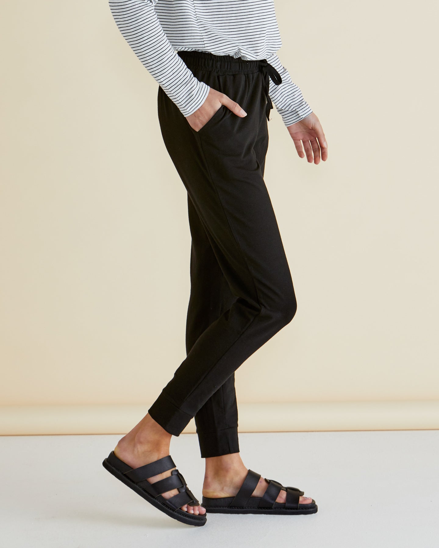 Betty Basics Heidi Jogger Pants (Black)