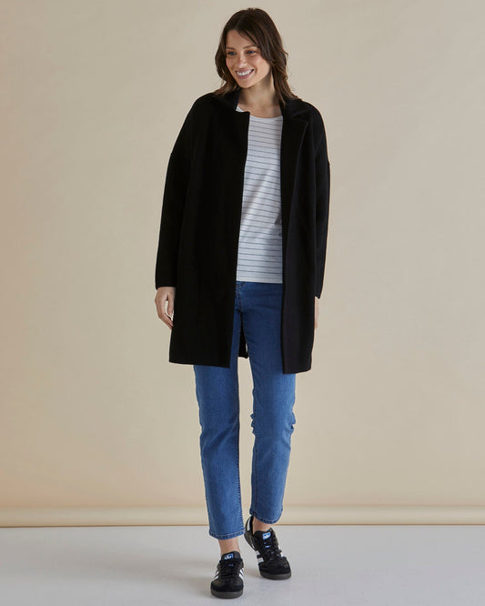 Betty Basics Bristol Coatigan (Black)